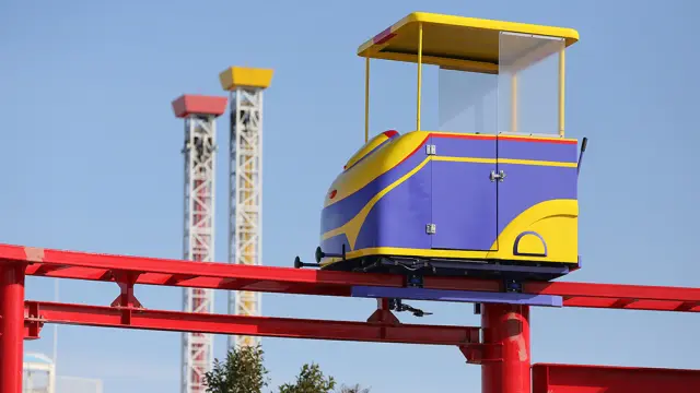 上空から景色を眺められる