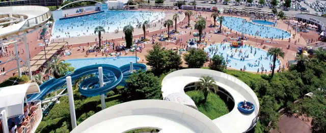 Massive water slide
