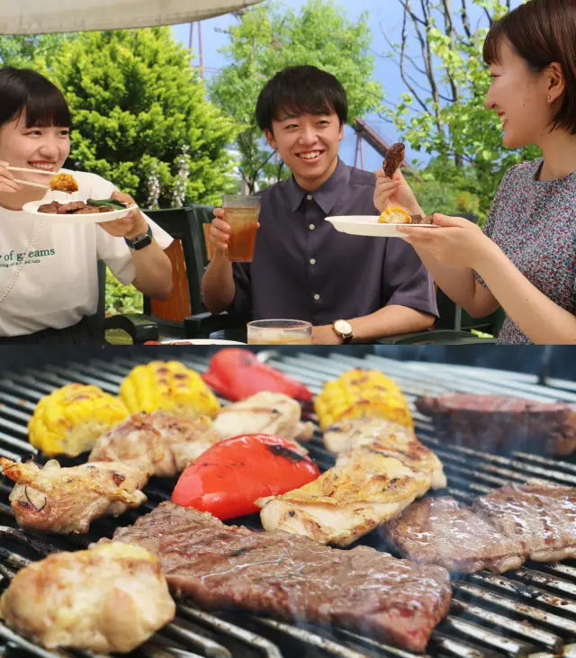 家族や友達と楽しいBBQ