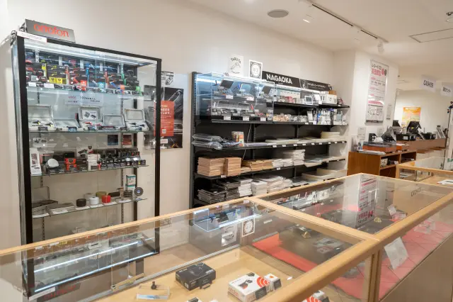 A wide selection of record-care goods and players