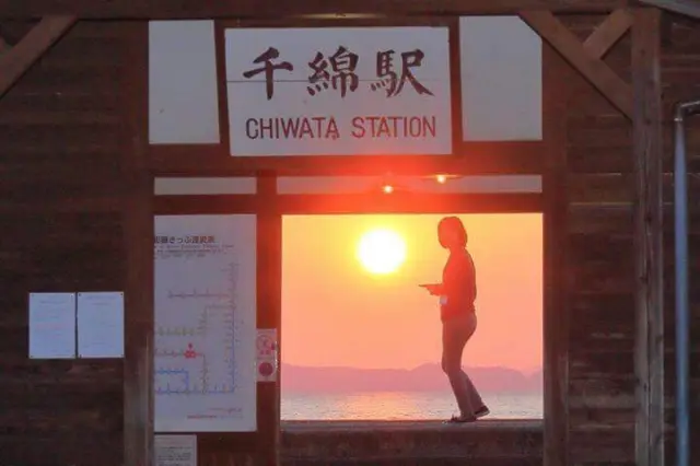 茜色に染まる夕暮れの時間帯は特に美しい（井口一也さん撮影）