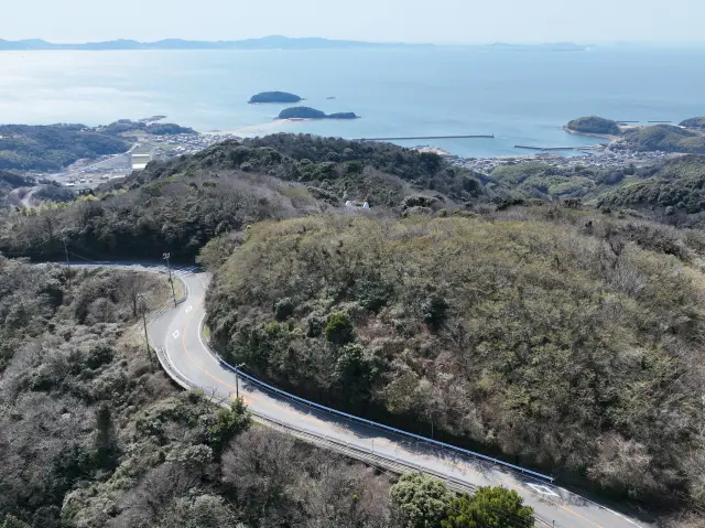 絶景が広がる全長約5.1kmのドライブウェイ