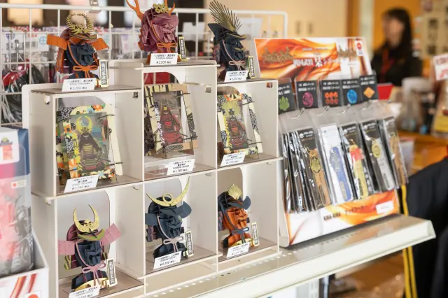 The museum shop offers a wide selection of souvenirs and merchandise related to the Sanada clan.