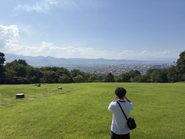 山形市街を一望する感動の丘