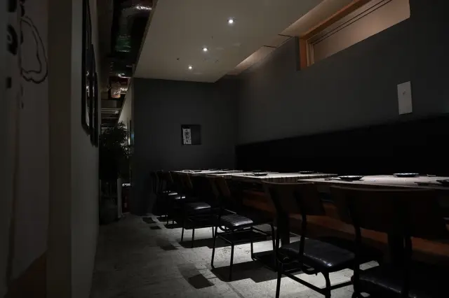 The restaurant offers counter and table seating as well as fully private rooms