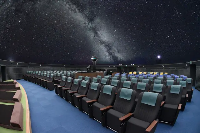 2023年にリニューアルオープンしたプラネタリウム