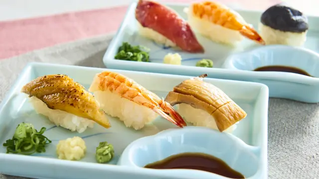 朝食ブッフェには下田・伊豆ならではの料理や名産が並ぶ