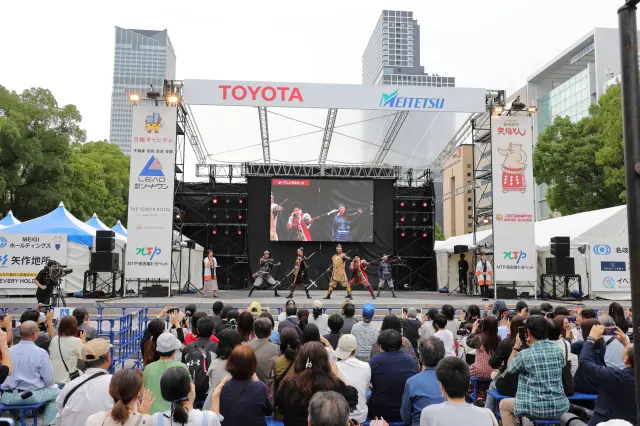 久屋大通会場ではステージイベントが目白押し