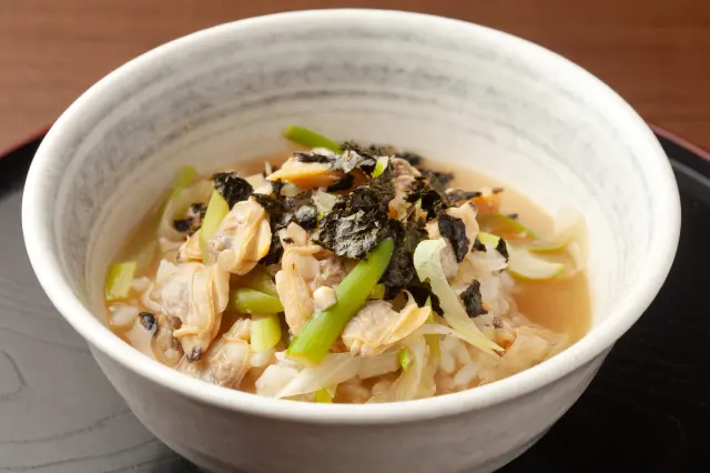 ぶっかけスタイルの深川めし