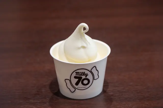 Premium milky Soft-Serve Ice Cream, a delicious way to enjoy the taste of Milky