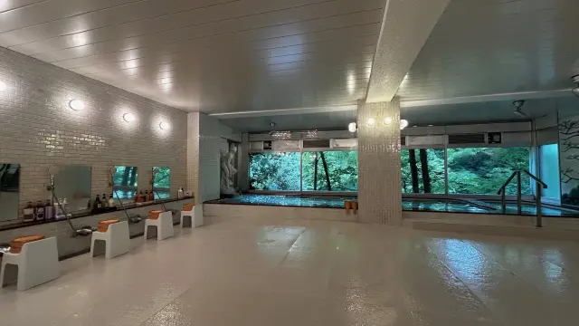 大浴場で自家源泉を堪能（女性大浴場）