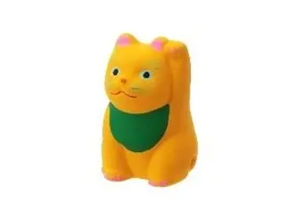 「［JIMOTO Made］縁起物チャーム 招き猫土鈴キク」