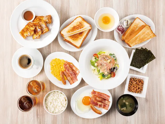 朝食は和洋食から選べるモーニングセット