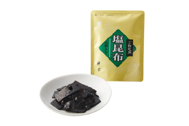 複数種類の昆布をブレンドして仕上げた神宗で一番人気の「ご自宅用 塩昆布」
