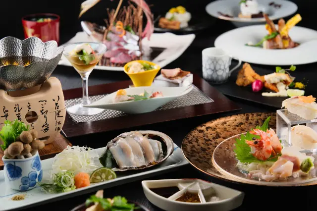 瀬戸内の季節の美味を集めた会席料理