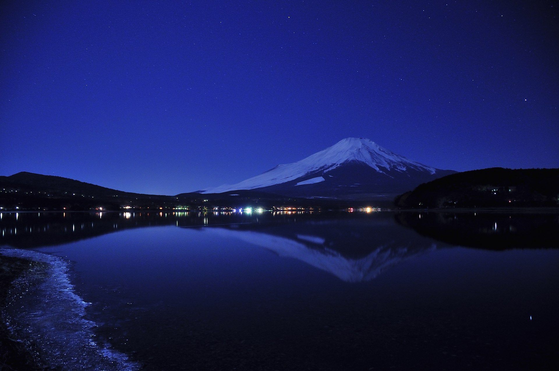 美麗的白鳥之湖 山中湖 好運日本行