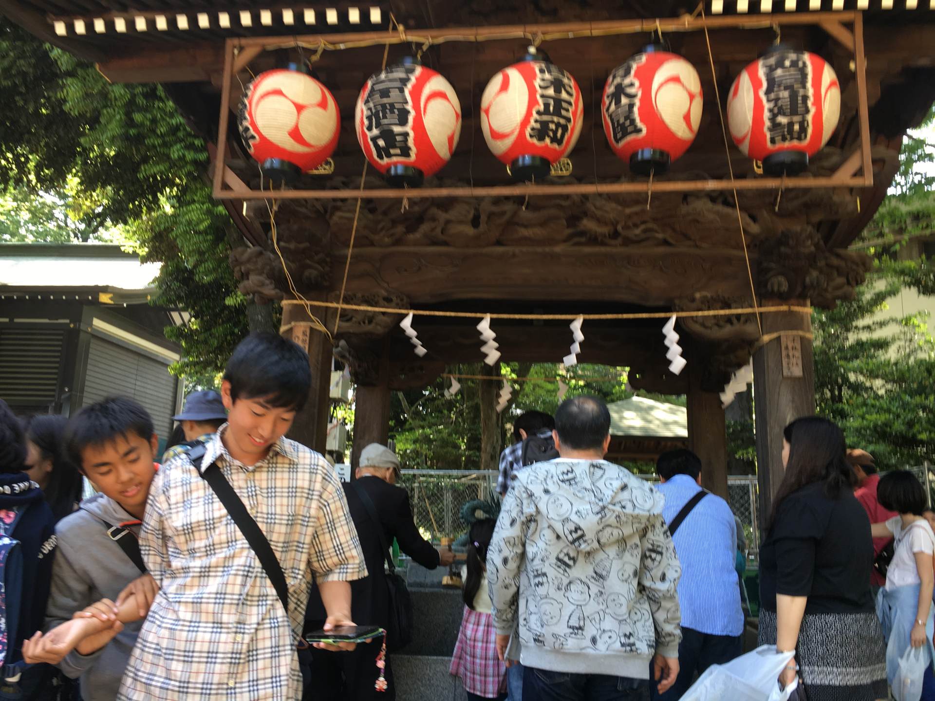 东京 大国魂神社的暗闇祭 好运日本行