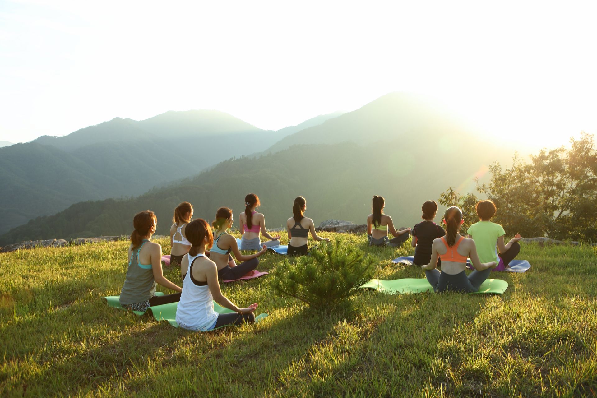 A yoga workshop to purify your mind in a spiritual place
