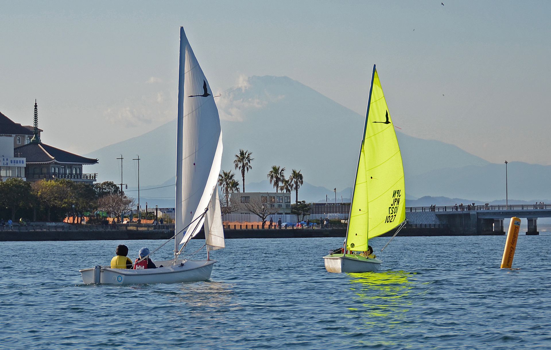 Beginners are welcomed to the sailing experience.