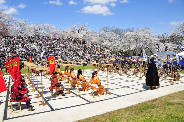 Tendo City's Ningen Shogi (Human Chess) and Sakura Festival - GaijinPot  Travel