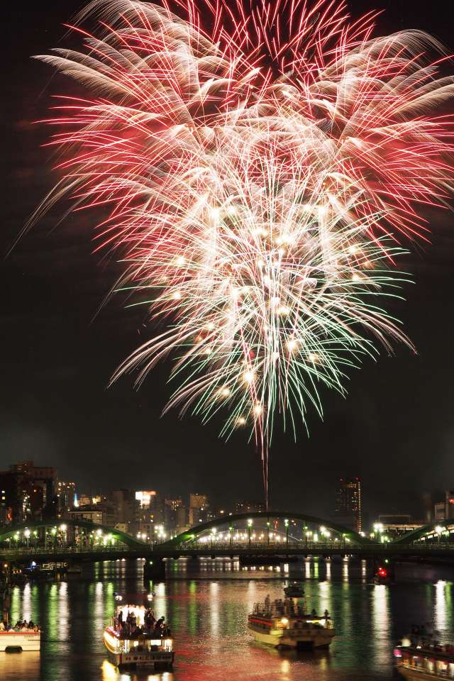 Sumida River Fireworks Festival, 2024 (47th) GOOD LUCK TRIP