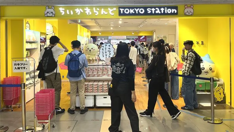 台湾からの注目度が高い「ちいかわ」のオフィシャルストア